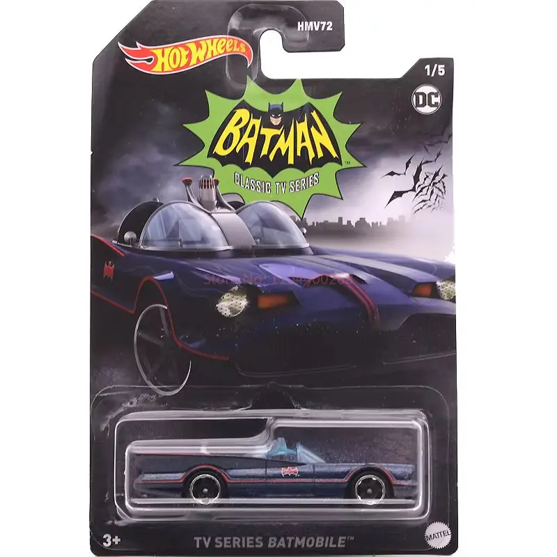New Original Hot Wheels Entertainment Theme Model Batman 100th Anniversary Desktop Toys In Stock Birthday Gift Xmas Gifts