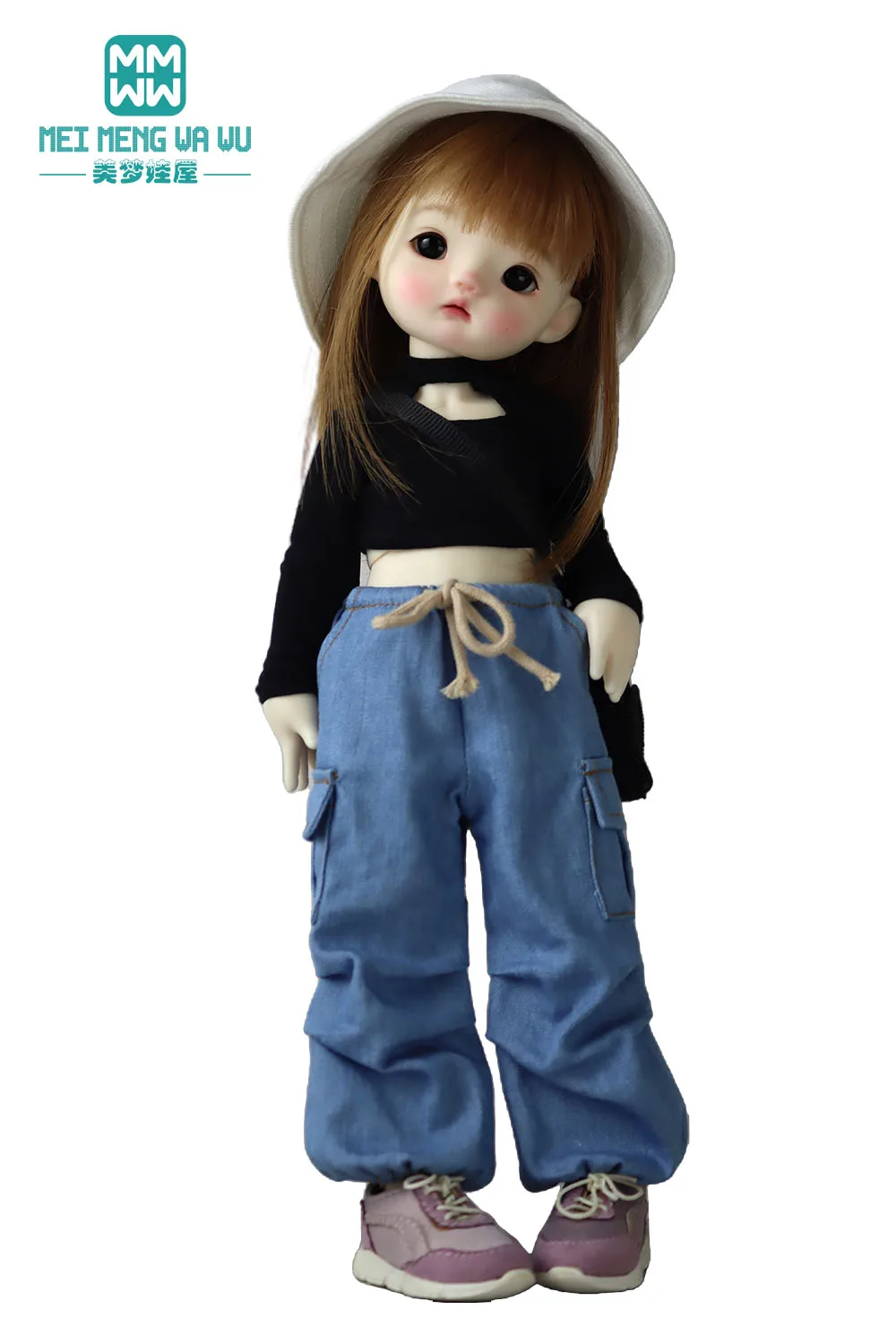 Fits 30cm 1/6 BJD YOSD MYOU Doll Fashion Casual pants, cargo pants Toys Gift