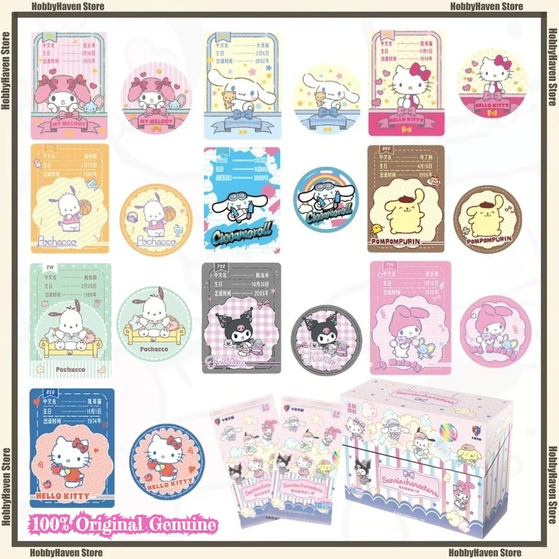 

In Stock Sanrio Family Adorable Badge Part 2 Official Genuine Millet Cartoon Peripheral Pendant Card Collection Gift
