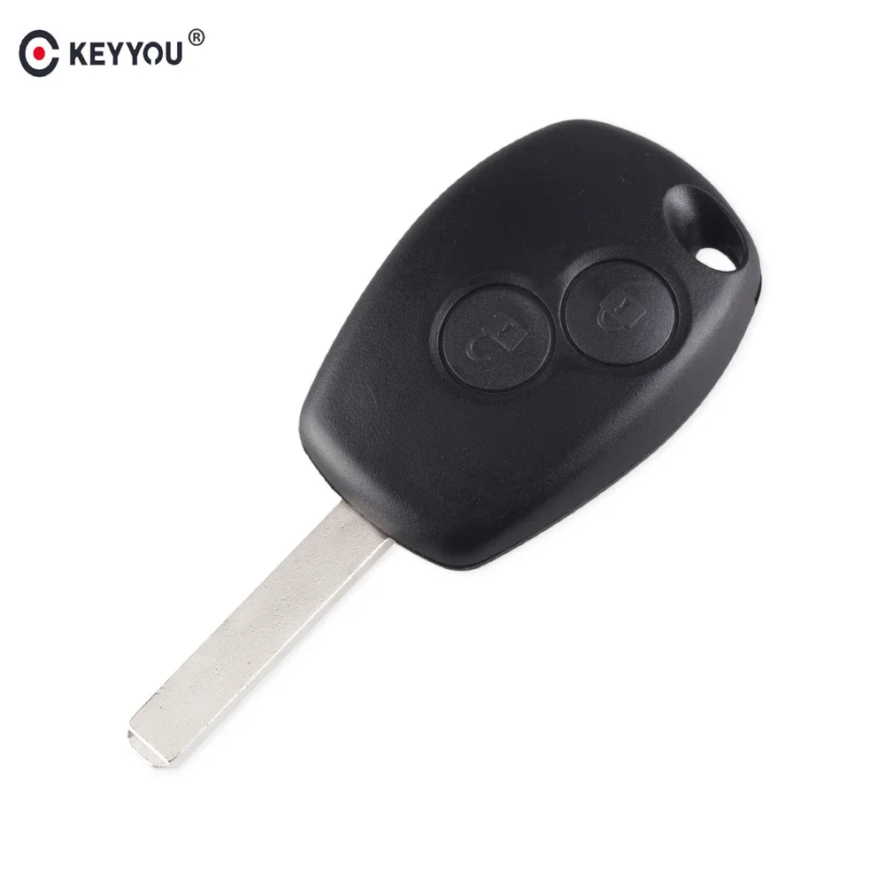 KEYYOU 15PCS 2 Buttons Remote Key Shell Case For Renault Modus Clio 3 Kangoo Twingo