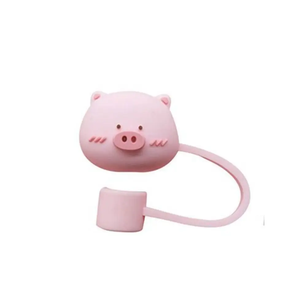 

New Silicone Silicone Straw Plug Reusable Cup Accessories Drinking Dust Cap Splash Proof Drinkware Straw Tips Cover Kitchen
