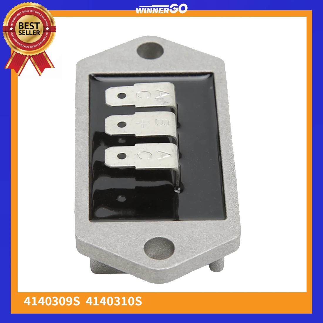 Spannungsregler-Gleichrichter 25 755 03 S für Kohler CH20 CH22 CH23 CH25 20 22 23 Cub Cadet Rasentraktor 4140309S 4140310S 15 AMP – Detail 2