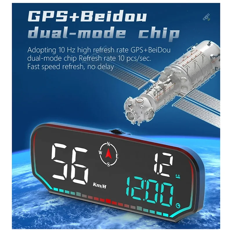 

G14 Car Head Up Display Car HUD Speedometer Overspeed Alert Car Head Up Display Fatigue Driving Alarm