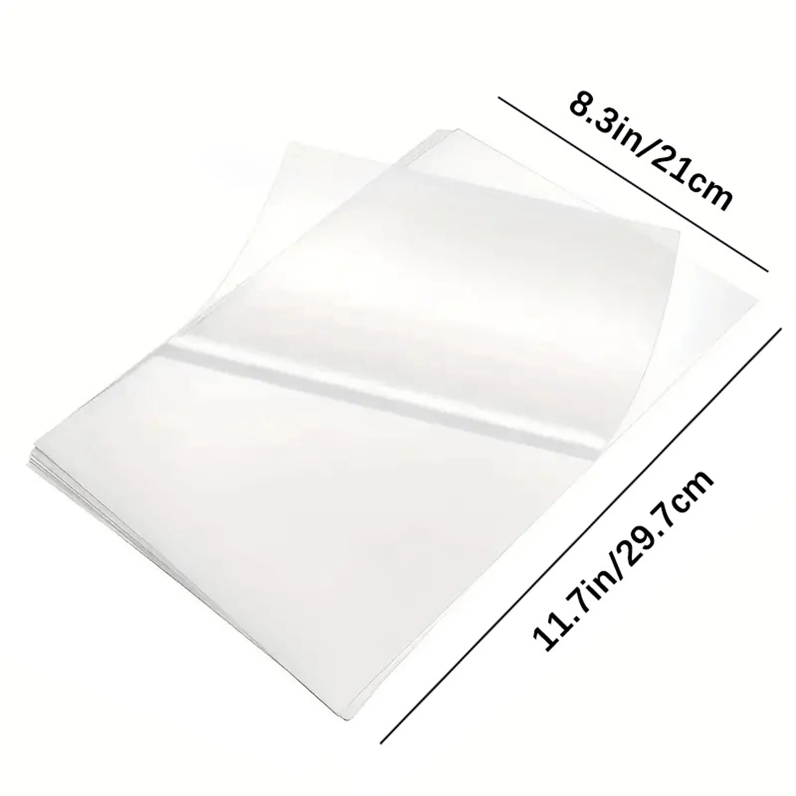 A4 MATTE 50 pcs Self Adhesive Laminating Sheets, 4mil No Heat Laminating Sheets, Self Sealing Laminating Sheets for Laminator