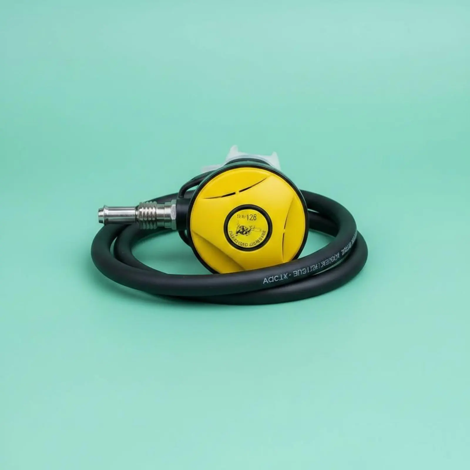 Second Stage Regulator ABS Body Dive Breathing Regulator Underwater Mouthpiece Non-Adjustable Water Sports Gear Pressure Hose
