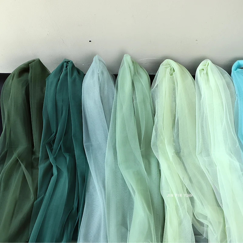 

Высококачественная мягкая тюлевая ткань на метры для декораций, костюмов, свадебных фат, шитья, комфортная марлевая ткань, однотонная черная