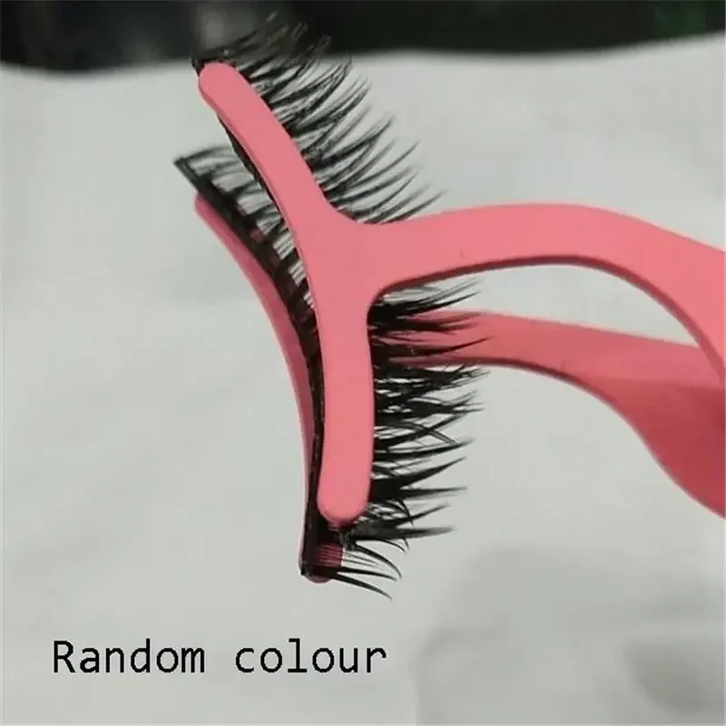 2 pezzi applicatore magnetico per estensione ciglia clip per ciglia finte strumento di trucco multifunzionale per un aspetto naturale