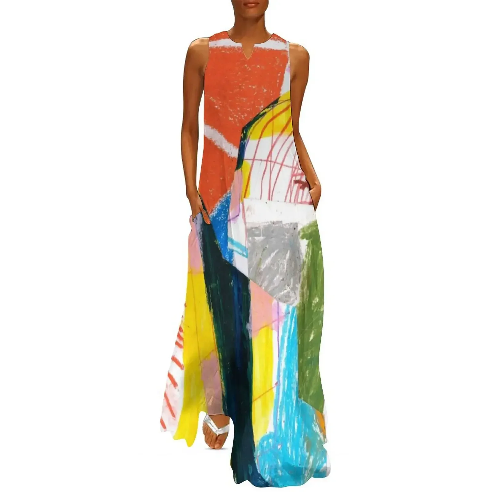 ชุดเดรสยาวลายตารางและเส้นสำหรับผู้หญิง ชุดเดรสหรูหราสำหรับงานแต่งงาน ชุดเดรสฤดูร้อนสำหรับสุภาพสตรี ชุดเดรสออกงานปี 2025