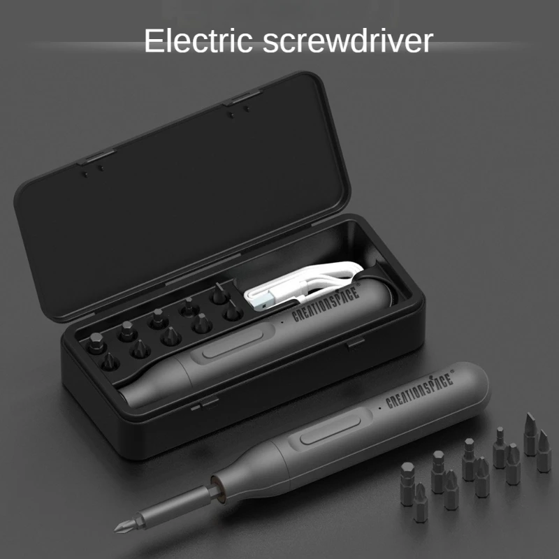 Multifunctional electric precision screwdriver set Type-C rechargeable high torque forward and reverse power tools