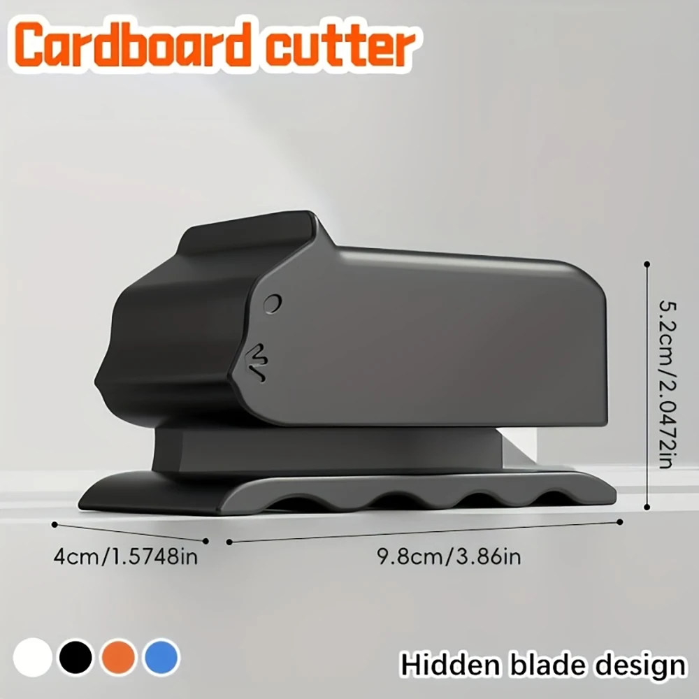 Handheld cardboard cutting tool, suitable for DIY cat scratching board - hidden blade design, durable unboxing knife