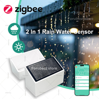 Zigbee Rain Sensor,Rainfall And illuminance Detection RealTime Monitoring Rainwater Detector For Tuya Smart Life App Zigbee2MQTT