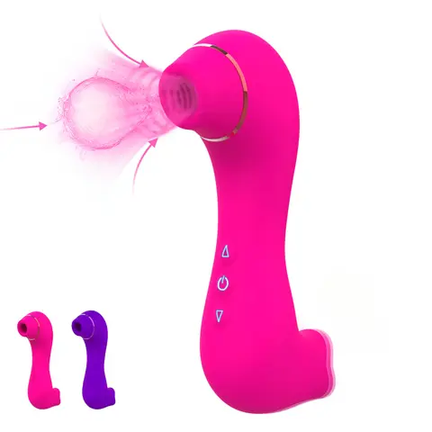 2in1 Vagina Clit Vibratorr For Women 10 Sucker 10 Licker Vibration G Spot sexx Toys Clit Stimulator Tongue Masturbator Massager