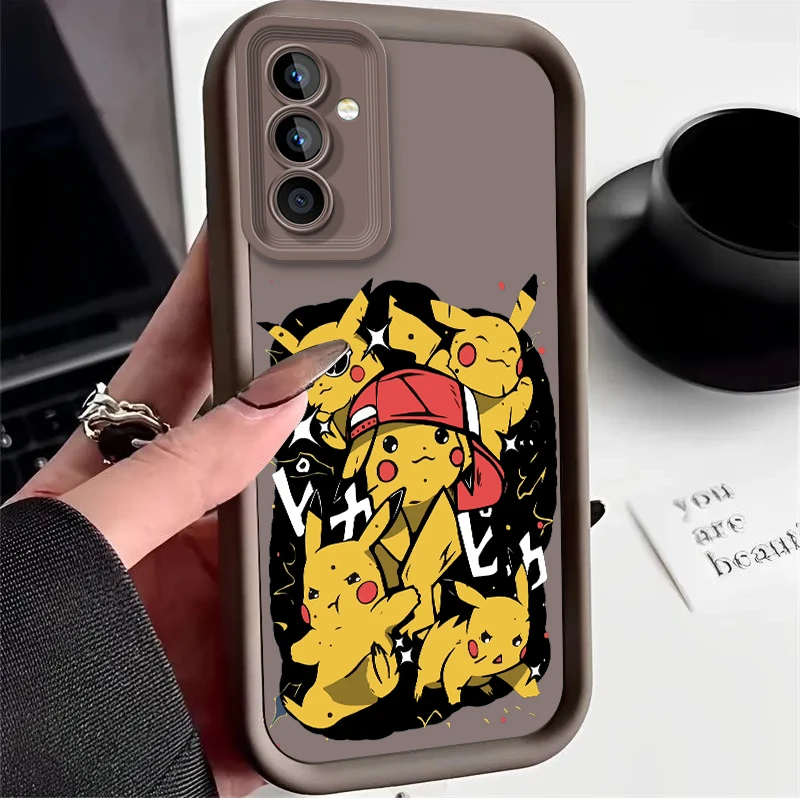 Pokemon Pikachu Gengar Case for Samsung Galaxy S24 S23 S22 S21 Ultra Plus S20 FE A54 A53 A52 A52S A51 A50 A50S A34 A33 5G Cover image 5
