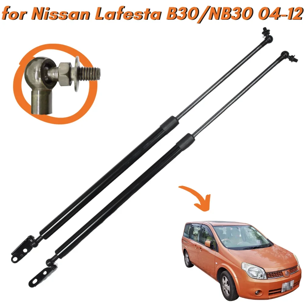 

Qty(2) Trunk Struts for Nissan Lafesta B30/NB30 Minivan 2004-2012 90451EN00A Rear Tailgate Boot Gas Springs Shocks Lift Supports