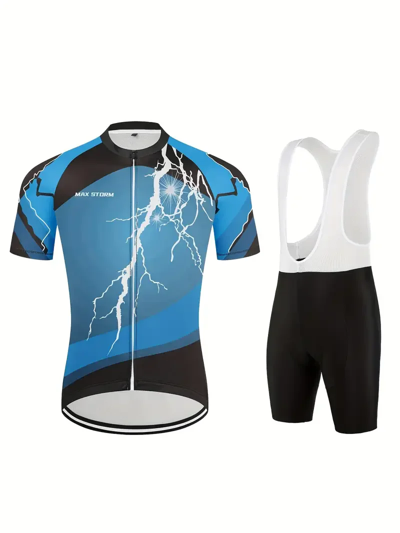 Cycling Jersey Set Men Short Sleeve Cycling Clothing MTB Bike Uniform Summer Road Bicycle Wear Quick Dry