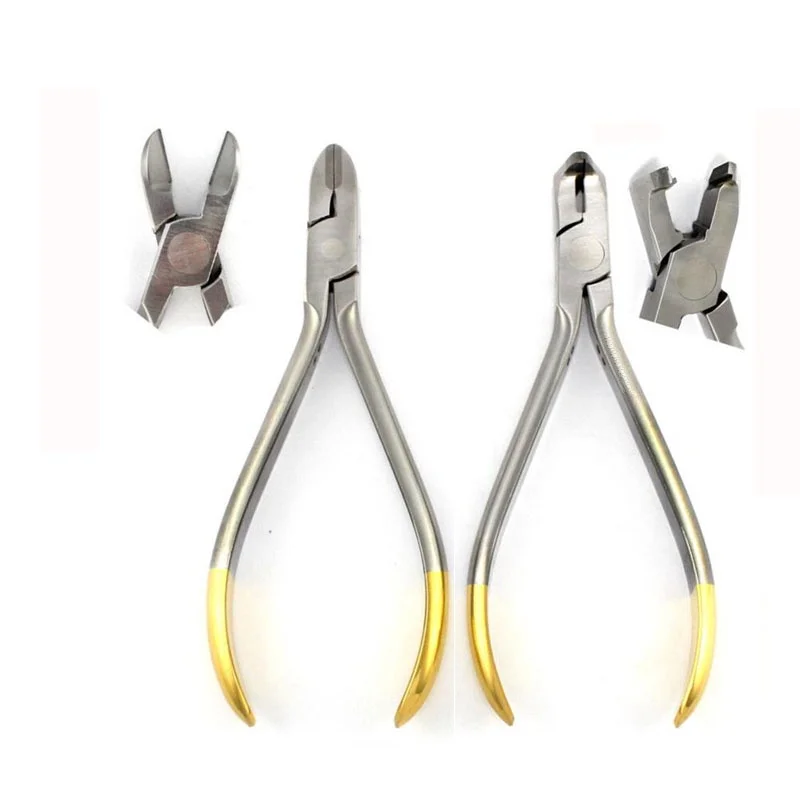 Dentist Pliers Distal End Cutter Dental Filaments Tungsten Carbide Inserts Jaws Arch Cutting Orthodontic Instruments