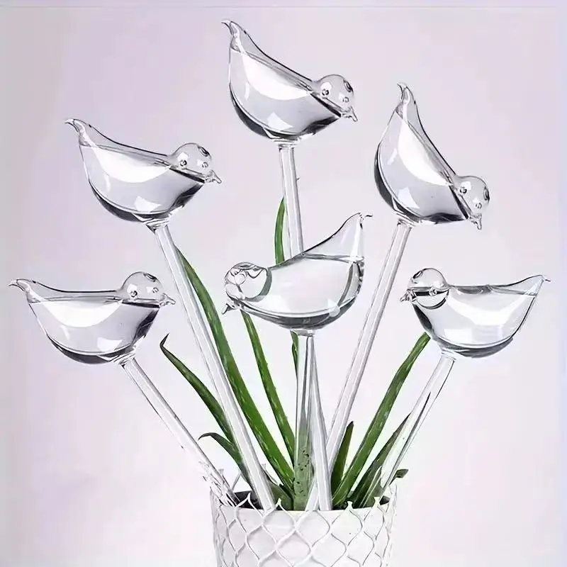 Imitation Glass Plastic Bird Automatic Water Dispenser Lazy Water Dispenser Travel Dripping Machine Lazy Water Dispenser Circula