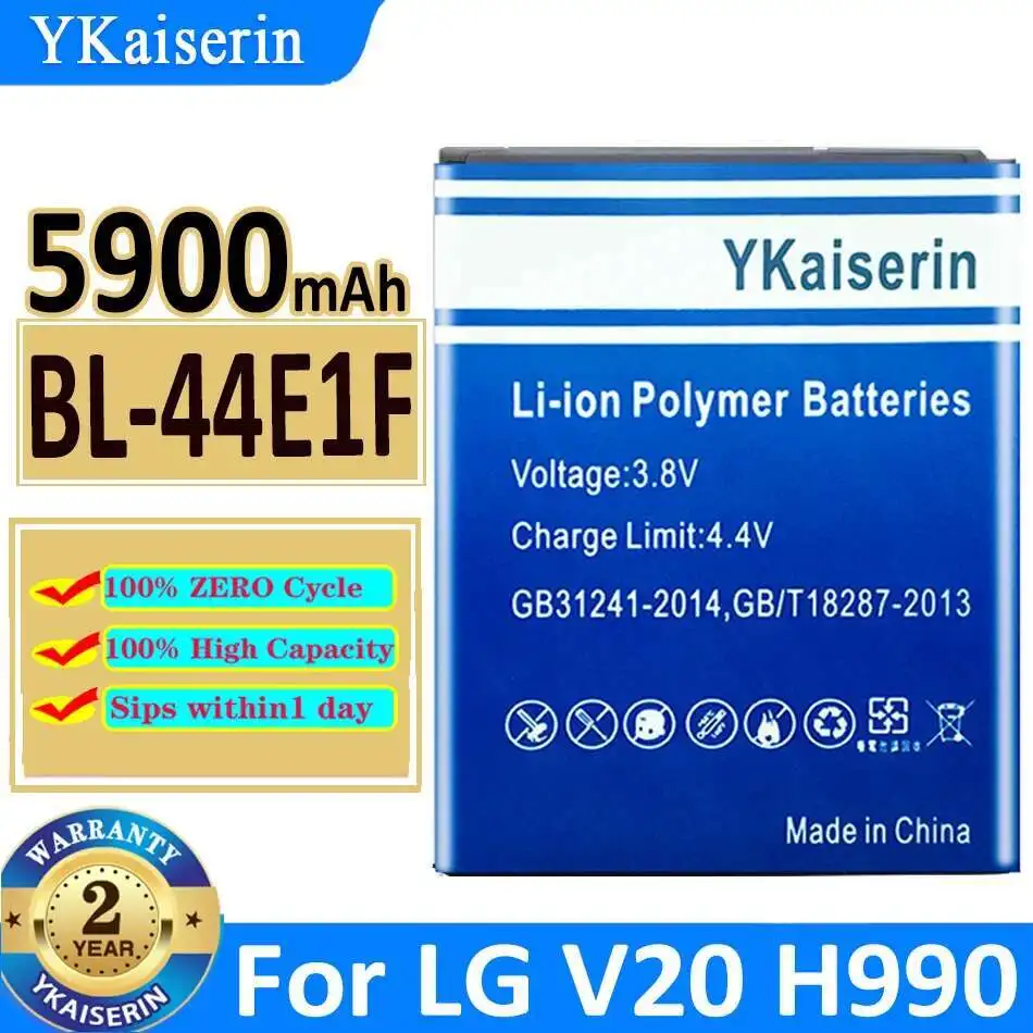 

Аккумулятор мобильного телефона для LG V20 H990 F800 BL 44E1F Легкий BL-44E1F 5900 мАч