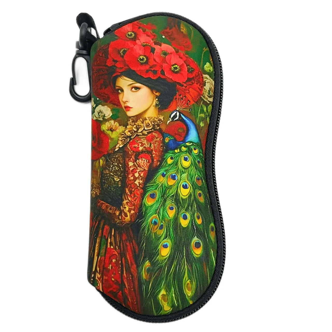 Sunglasses Case Colorful Printed Glasses Box Leather Eyewear Case Portable Fashion Eyewear Storage For Backpack Pocket Women