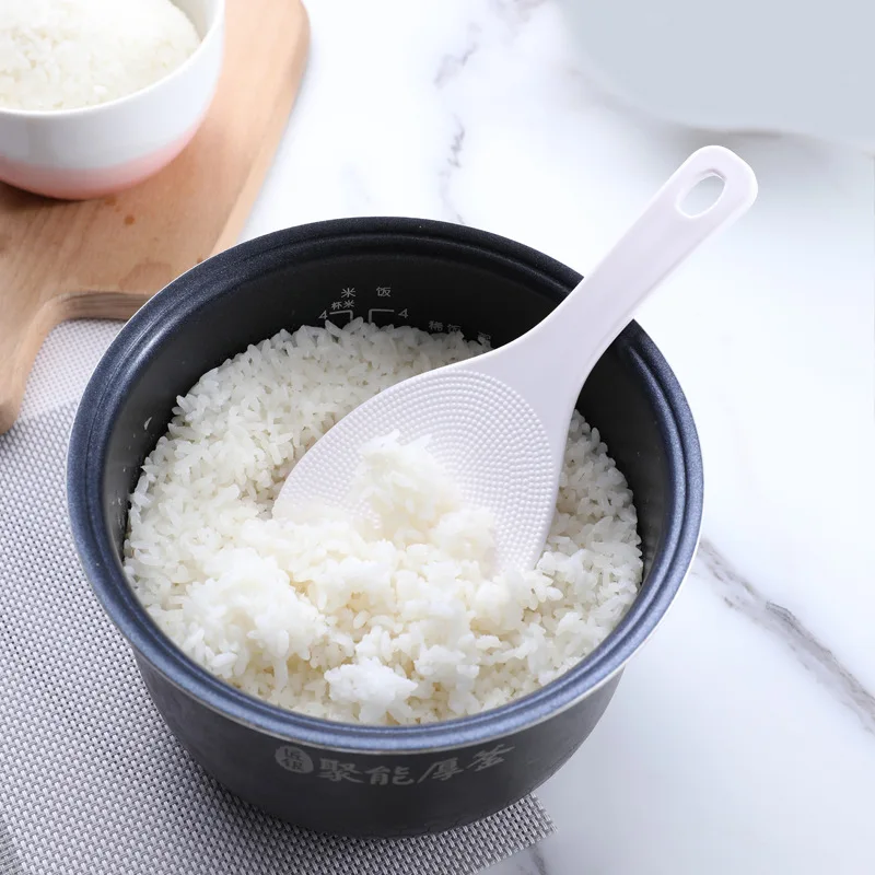 

Food-grade Plastic Non-stick Rice Scoop Tabletop Vertical Rice Cooker Serving Spoon Sushi Spatula Kitchen Utensil Accessories