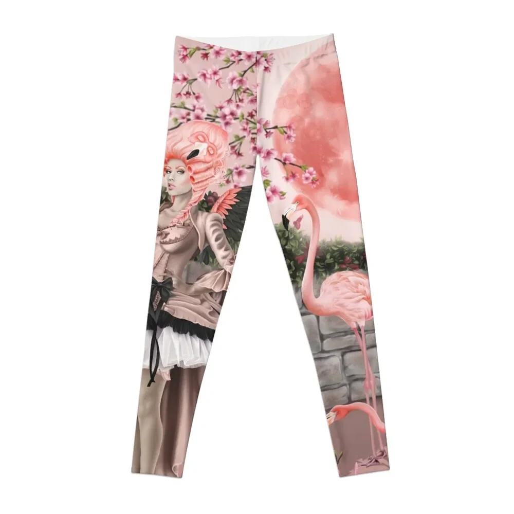 

Flamingo Fairy - Pink Moon Leggings Women's trousers gym's clothing Womens Leggings