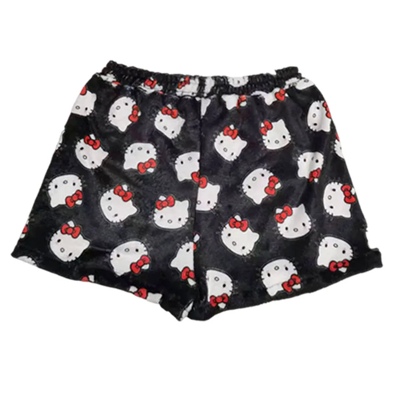 Sanrio Hello Kitty Women Pajamas Set Casual Sleepwear Tank Top Shorts Split Strap Adjustable Sexy Plush Underwear Summer Bikini