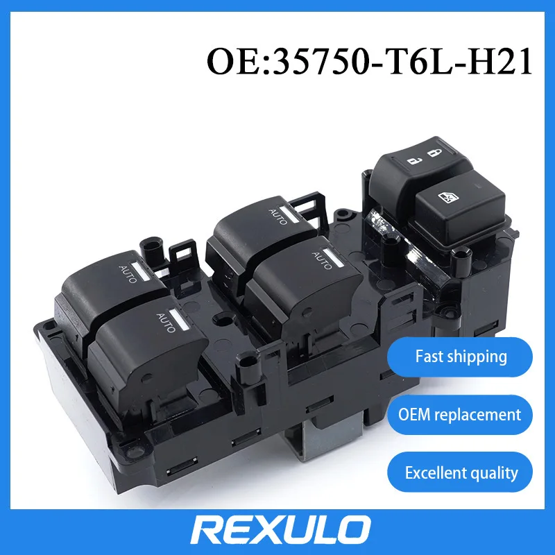 Suitable for Honda Accord 8th Generation, 9th Generation, Spray, Odyssey Glass Lifter Switches, Auto Parts