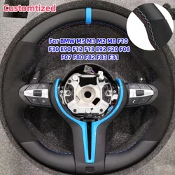 Car Steering Wheel For BMW M X3 X4 X5 M3 M5 M6 F01 F02 F06 F07 F10 F11 F12 F14 F15 F16 F22 F30 F31 F32 E90 E91 Car Accessories