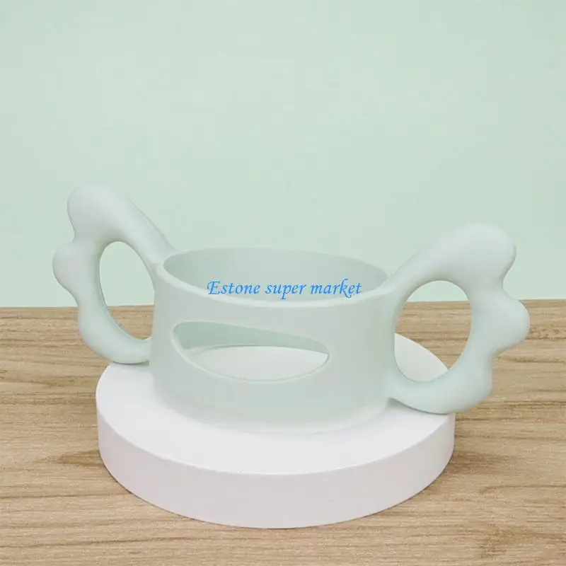 090B Baby Feeding Bottle Trainer Easy Grip Silicone Handles High Standard Hand Shank