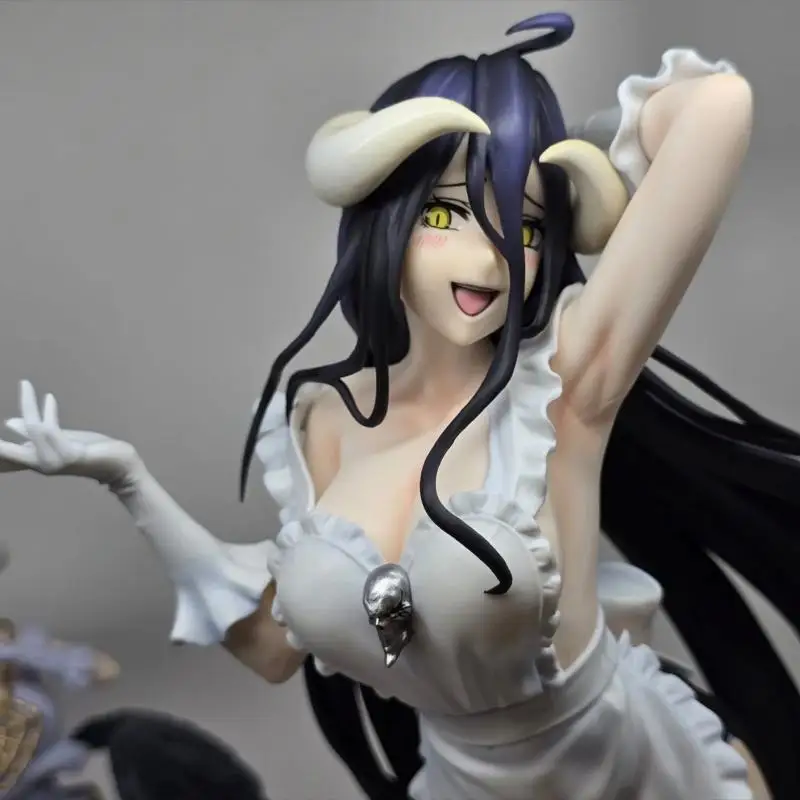 

В наличии оригинальная ElCOCO Overlord Albedo ПВХ сексуальная фигурка аниме модель персонажа Коллекционное украшение для рабочего стола игрушки праздничный подарок