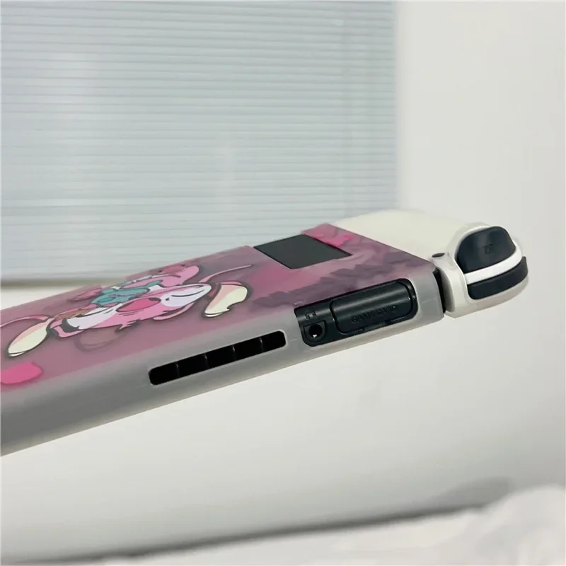 Stitch Hard Case Charging Dock Station Cover Protective Shell for Nintendo Switch Oled NS Console Crystal Protector Skin