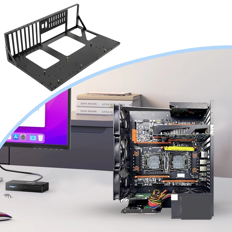 حالة جهاز التعدين السميك ، إطار التعدين ، قوس اللوحة الأم ETH ، حالة جهاز التعدين Bitcoin ، دعم ITX ، Mini ، ATX ، 8 GPU