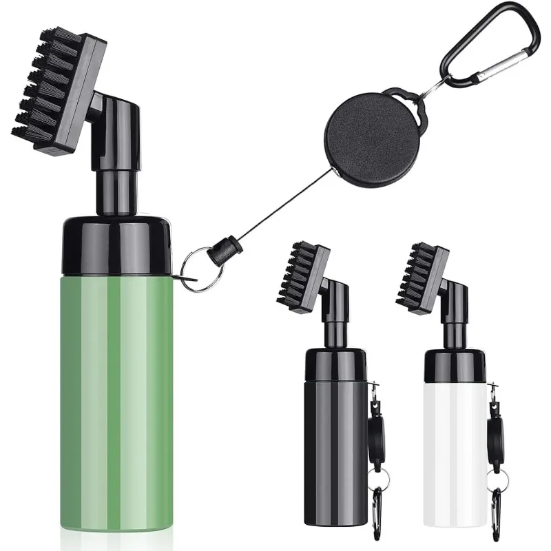 Golf Accessories Golf Club Cleaning Brush Portable Groove Tube Cleaner Brush Golf Club Cleaner Tool Spray Bottle Golf Brush
