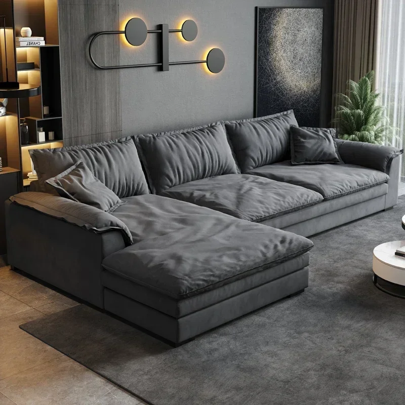 Sofy segmentowe z tkaniny salon skandynawska sofa narożna nowoczesna elegancka sofa Sala De Estar De Luxo luksusowe meble