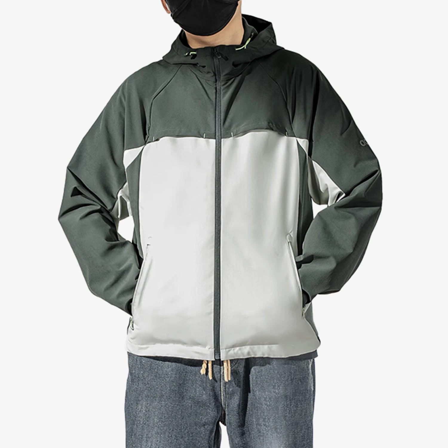 

Adidas подлинная весенняя новая мужская спортивная лоскутная куртка с капюшоном KA2557