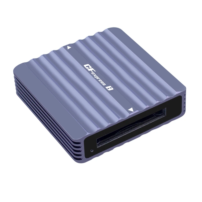 CFexpress B 타입 카드 리더기, USB 3.2 Gen2, 10Gbps 리더기, 알루미늄 휴대용 C 타입에서 CF 익스프레스 메모리 카드 어댑터, Z6, Z7, 1DX3 용