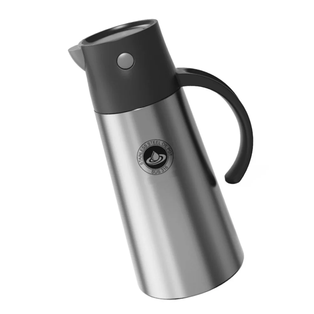 

1Pcs Automatic Oil Pot Leakproof Oil Dispenser Bottle Kitchen Vinegar Soy Sauce Container Multipurpose 750ml Condiment Bottle