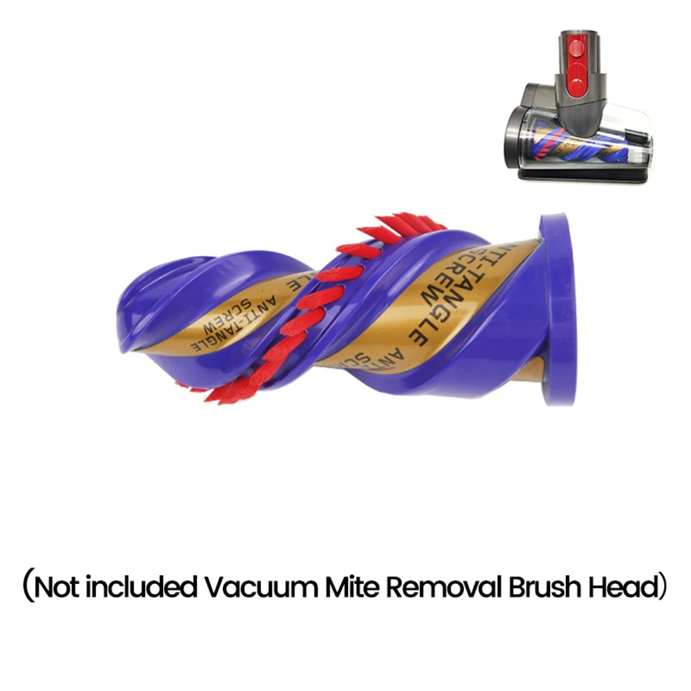 Vacuum Mite Removal Roller Brush For Dyson V12, V15 Anti-Entanglement Mite Removal Brush Replacement Attachment