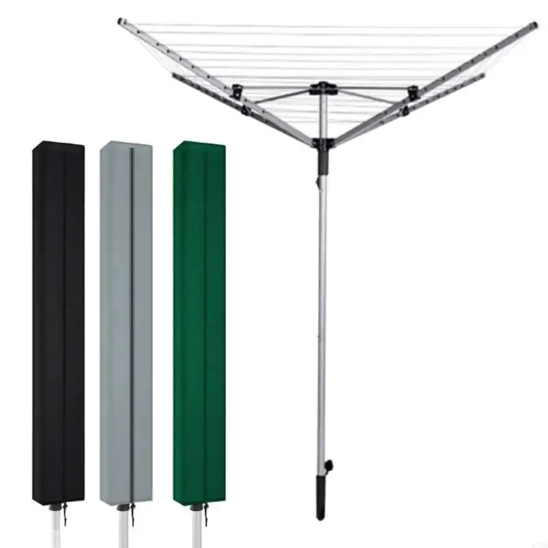 Schwere Oxford Stoff wasserdichte Abdeckung geeignet für Rotary -Wäschelasen Wäscheleine Garten Parasol Universal 87 ha