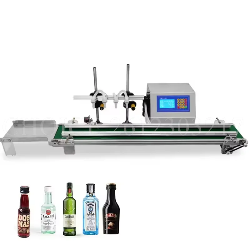 Commercial 4 Head Small Bottle Milk Liquid Mineral Water Detergent Automatic Quantitative Filling Machine with Conveyor