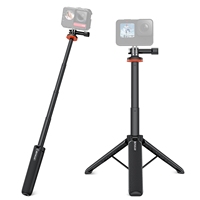 PULUZ Action Camera Extension Tripod Selfie Stick Stand For GoPro DJI OSMO Action Camera Accessories