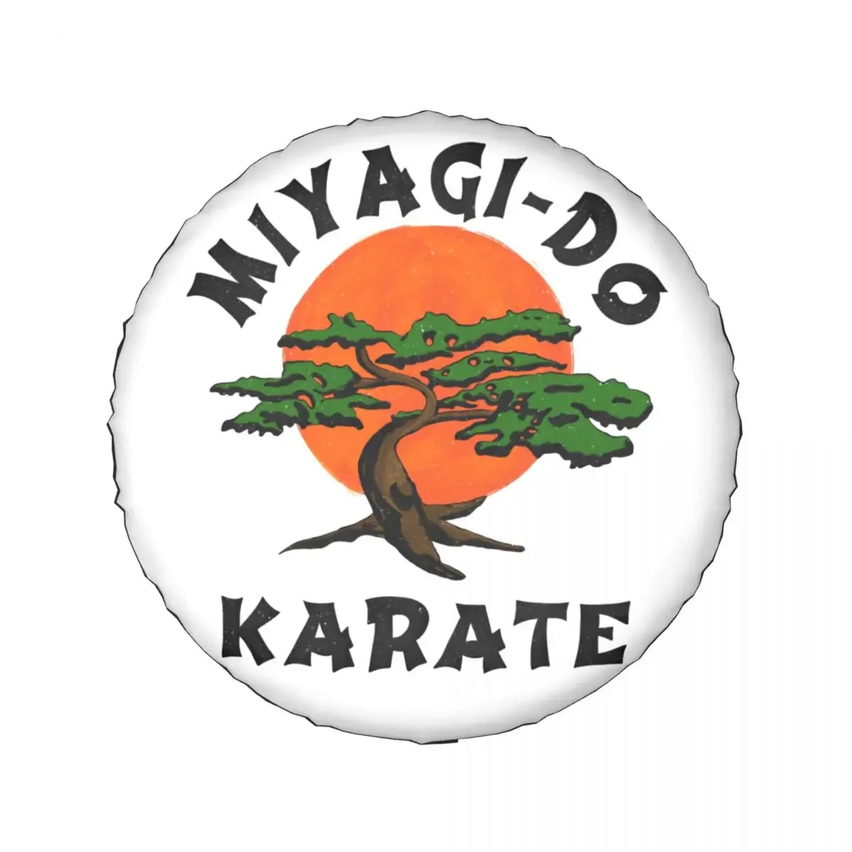 Miyagi-Do Karate Spare Tire Cover for Prado Pajero Jeep The Karate Kid Cobra Kai 4WD Car Wheel Protectors 14