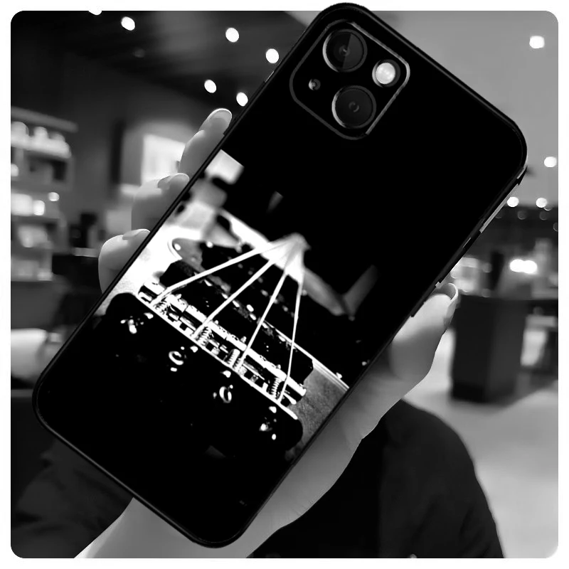 Guitar Music Art Case For iPhone 16 13 14 11 12 15 Pro Max X XR XS