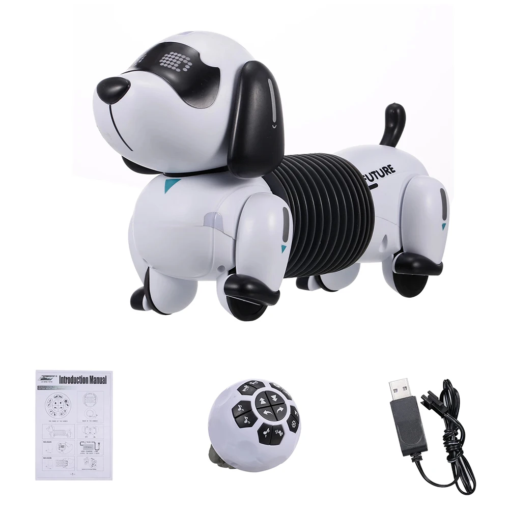 New Toy Dog Ai Intelligent Robot Dog Voice Dialogue Programming Interaction Will Bark Will Walk Simulation Toy Dog Boy Girl Gift