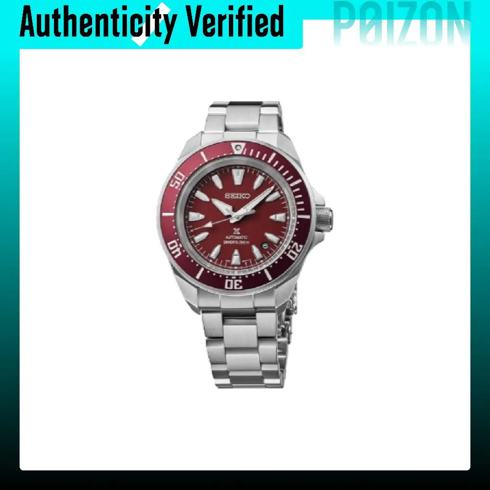 SEIKO PROSPEX 200m Waterproof Mechanical Movement Stainless Steel Strap Watch 41.7mm Men's Watches SRPL11K1