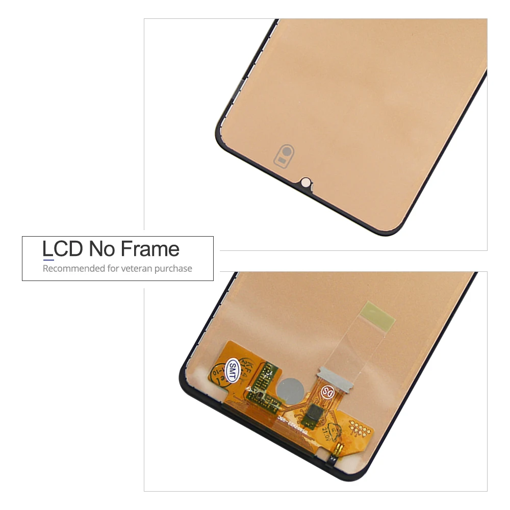 Digitador da tela táctil do LCD com quadro, AMOLED, peças de reparo para Samsung A22 4G, A225F, A225F, DS, A225