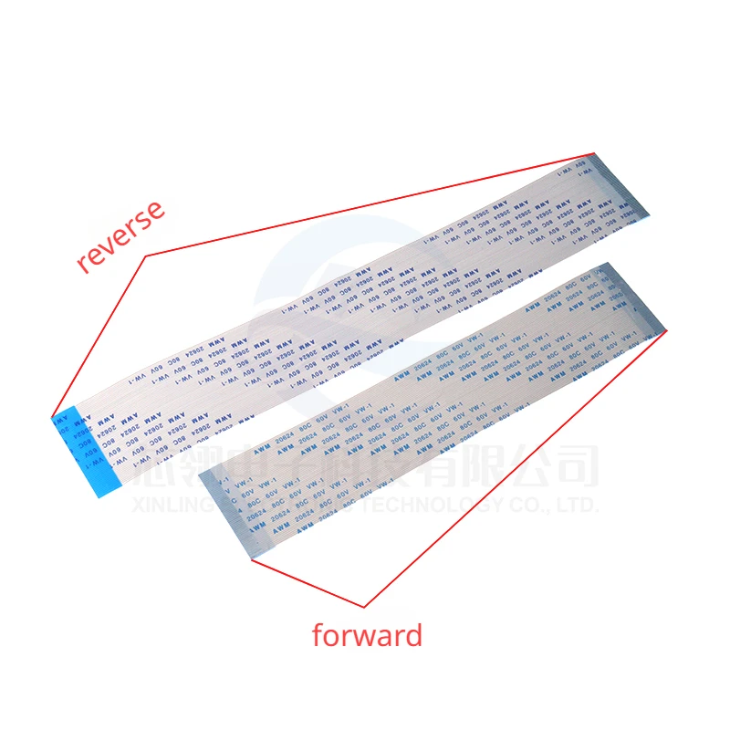 Ffc-柔軟な液晶ケーブル,方向および逆,0.5mm, 4 p,6 p,8 p,10p,12 p,14 p,20 p,30 p 40p、1ロット10個