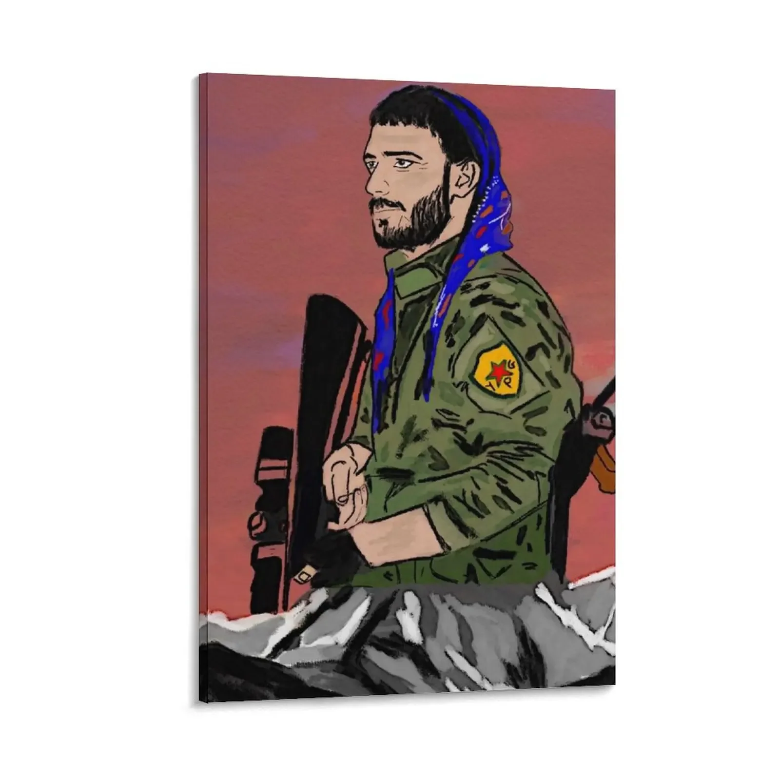 

No friends but the mountains Canvas Painting Paintings Decoration decor decorative wall canvases