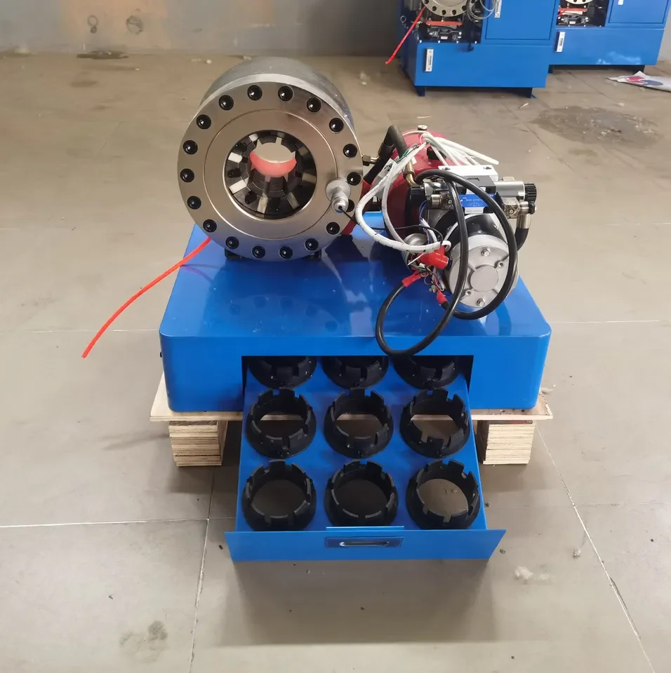 ماكينة تجعيد الخراطيم المطاطية الهيدروليكية للسيارات الصناعية 12 فولت/24 فولت 1/4-2 بوصة #3