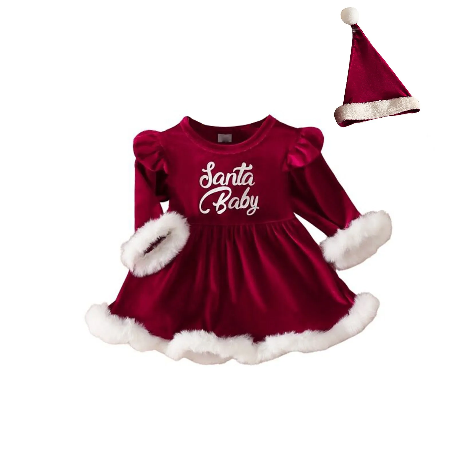 Baby New Year Dresses Girls Letter\